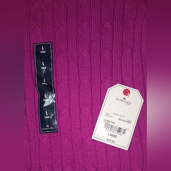 St. John's Bay Cable Knit Sweater - Picture 5 of 6